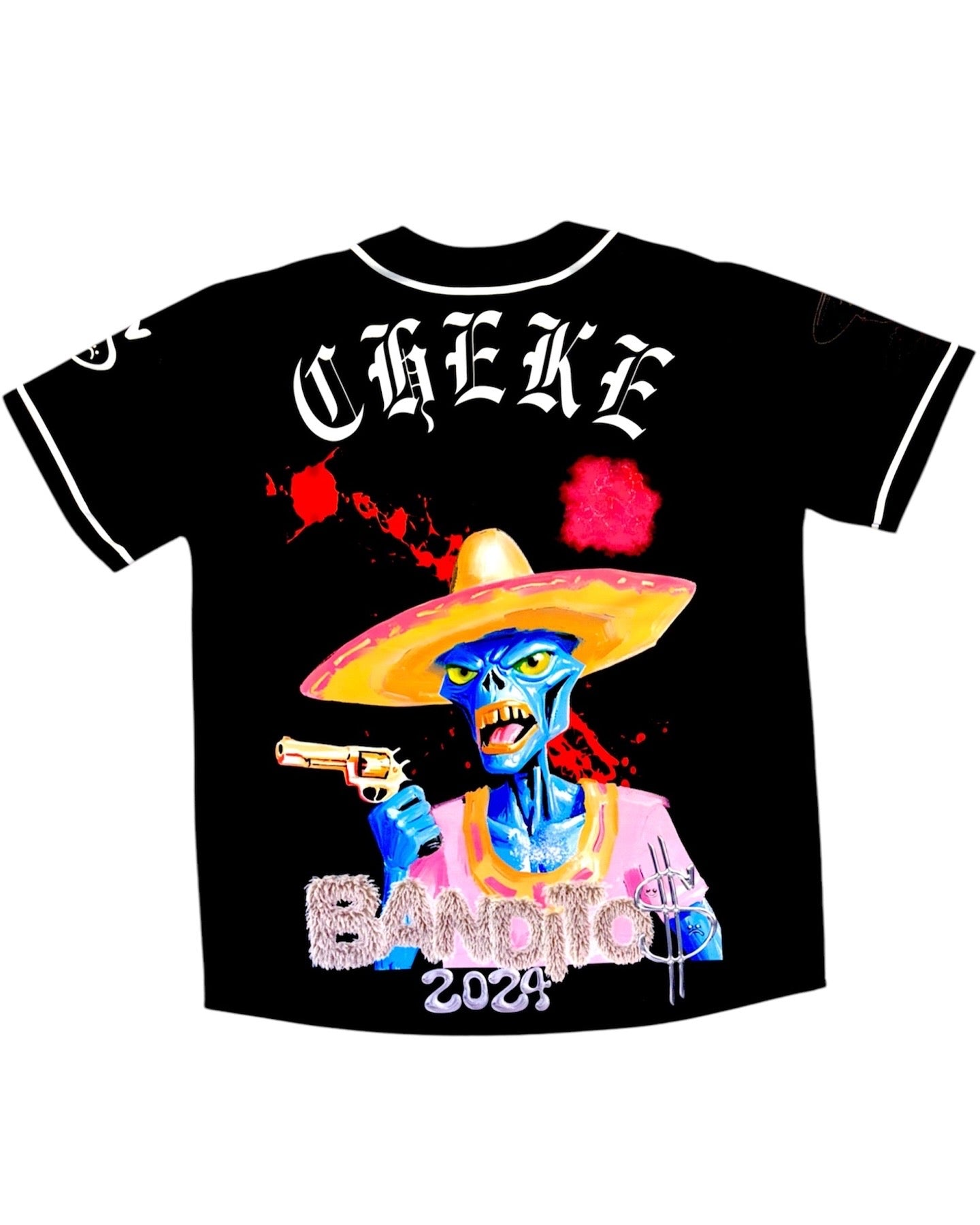 CHEKE X BANDITOS BASEBALL JERSEY