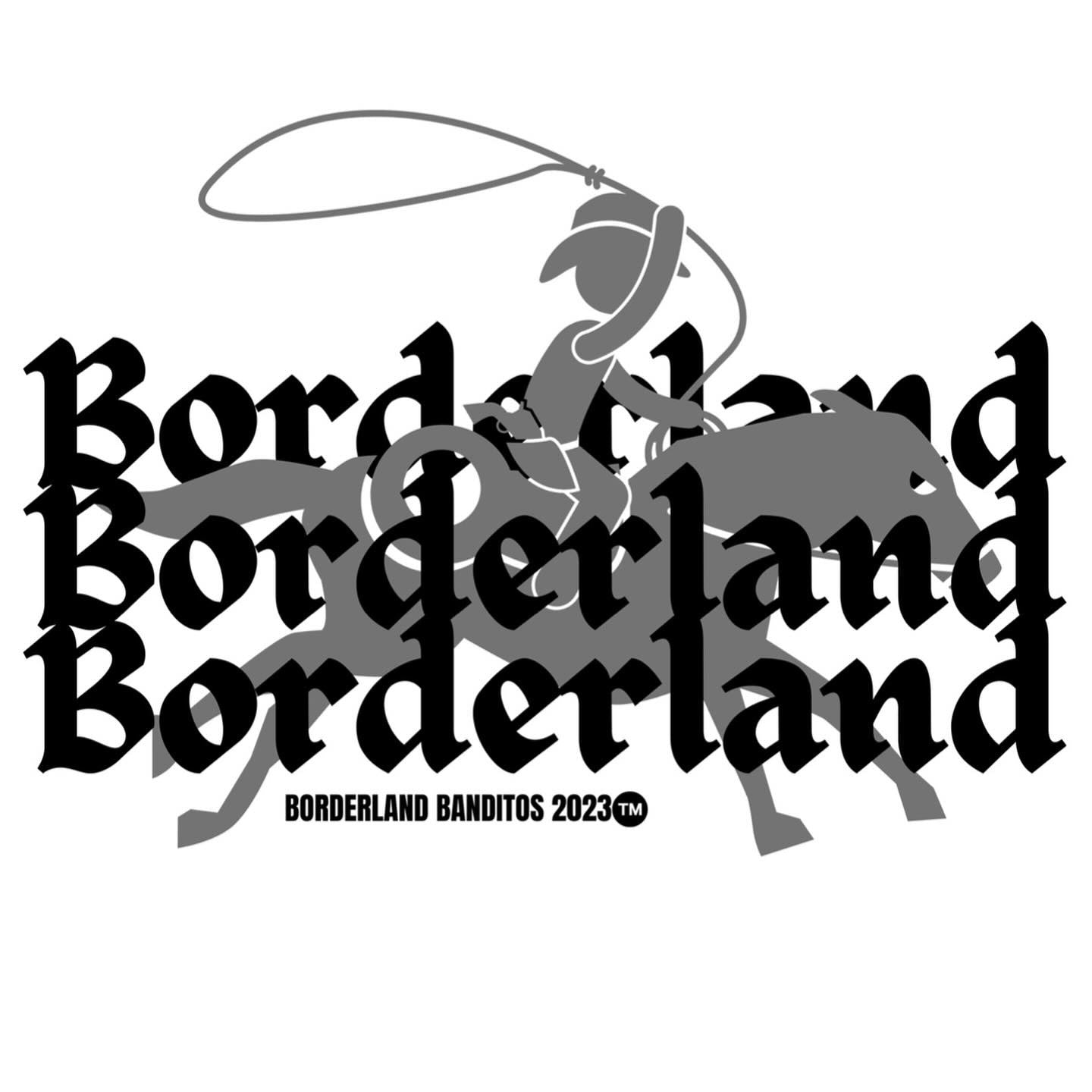 BORDERLAND VAQUERO GRIS CAMISETA